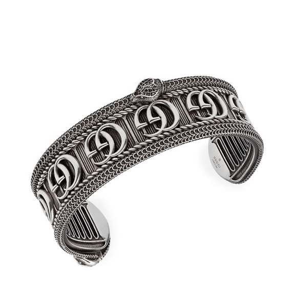 New Gucci GG Marmont Snake Cuff Bangle Bracelet - Picture 4 of 10